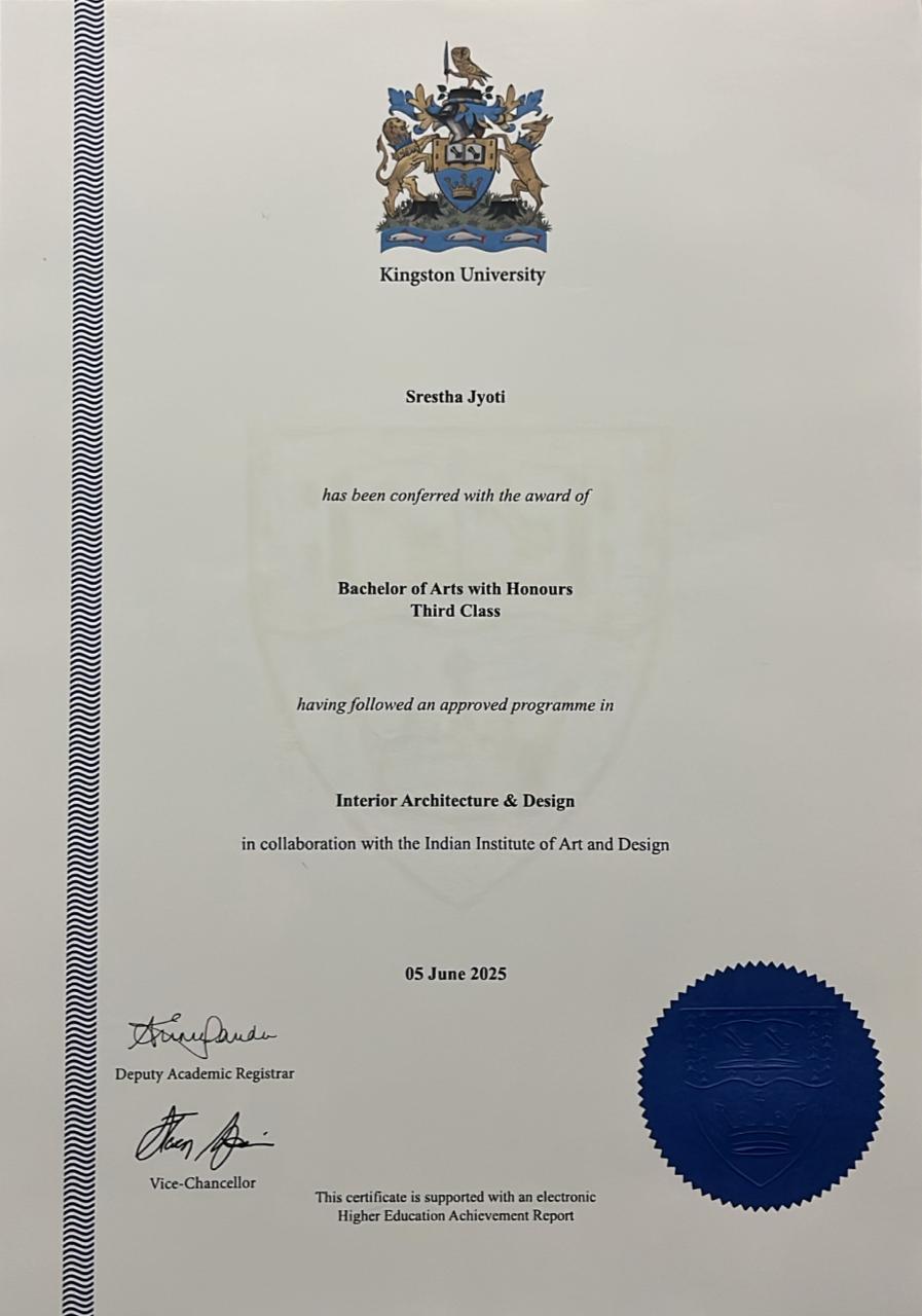 Kingston University Certificate